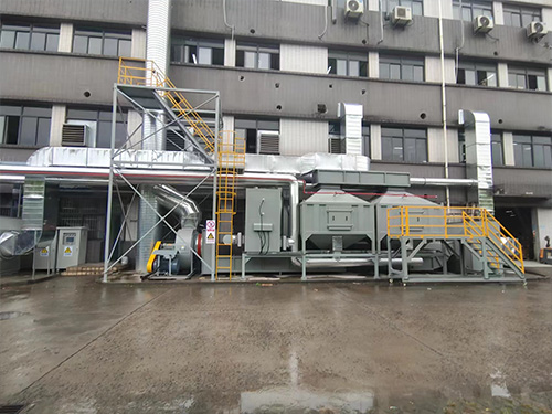 医药行业废气催化燃烧